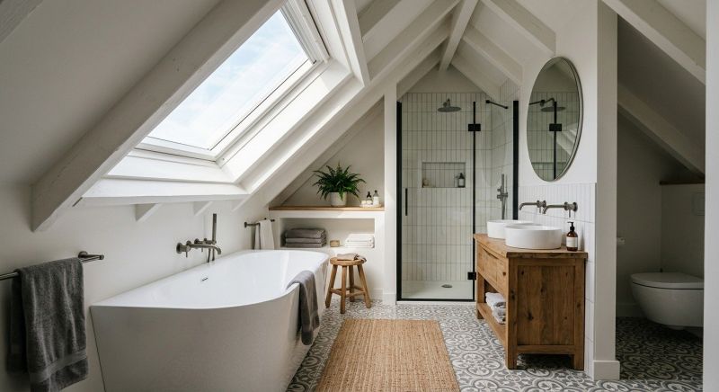 Attic Bathroom Remodeling in Burke County, NC