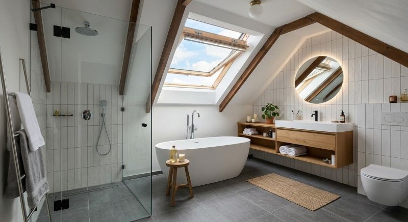 Attic Bathroom Remodeling in Burke County, NC