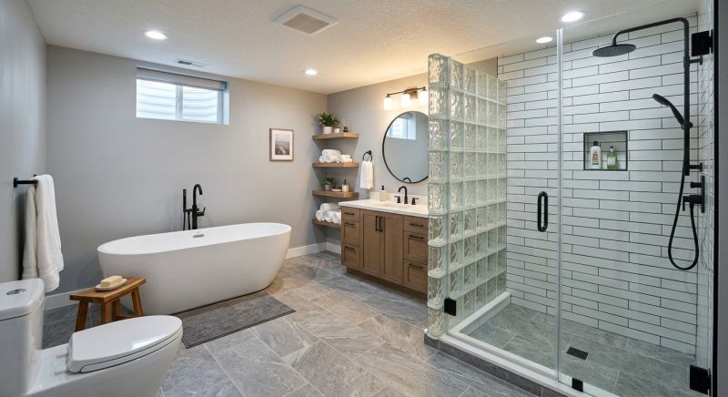 Basement Bathroom Remodeling in Burke County, NC