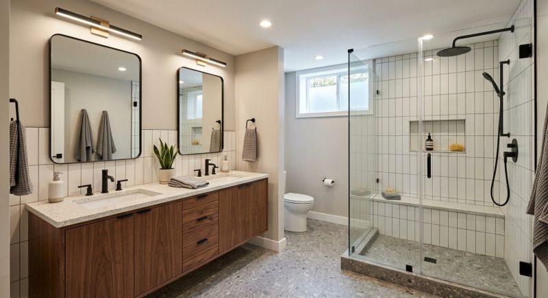 Basement Bathroom Remodeling in Burke County, NC