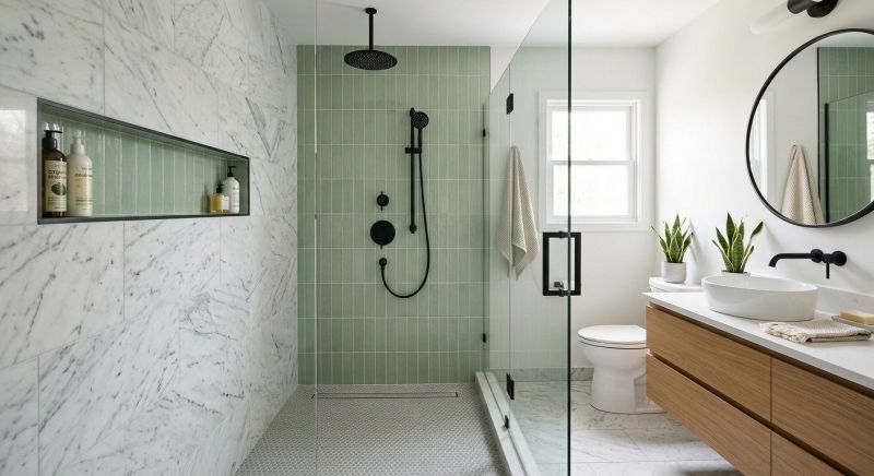 Bathroom Shower Renovation in Burke County, NC