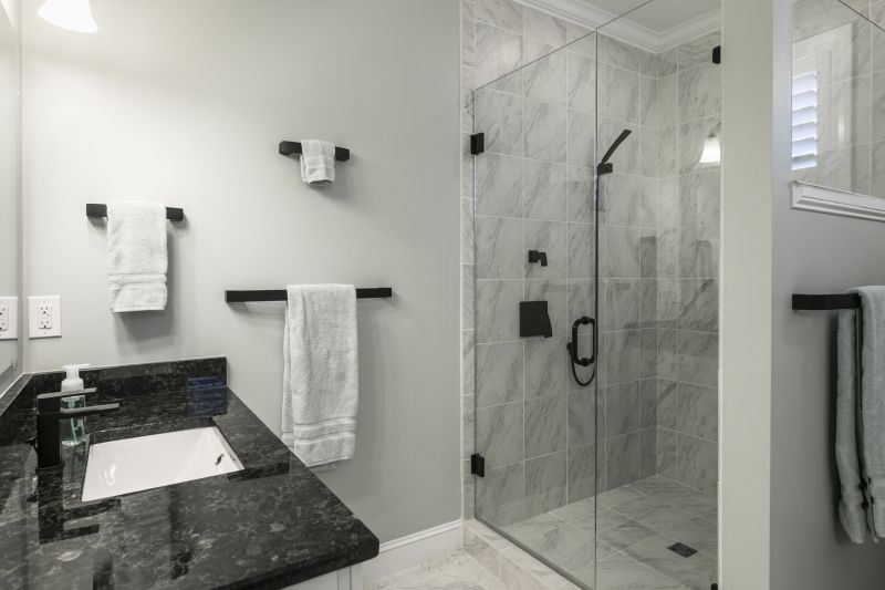 Granite Shower Installation in Burke County, NC