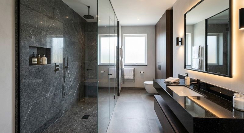 Granite Shower Installation in Burke County, NC